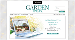 Desktop Screenshot of gardengategardenideas.com