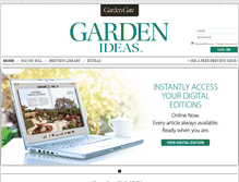 Tablet Screenshot of gardengategardenideas.com